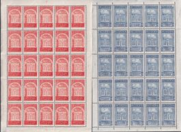 1924, Nr.167+168, zwei komplette Bogen **. Kat: 150.-
