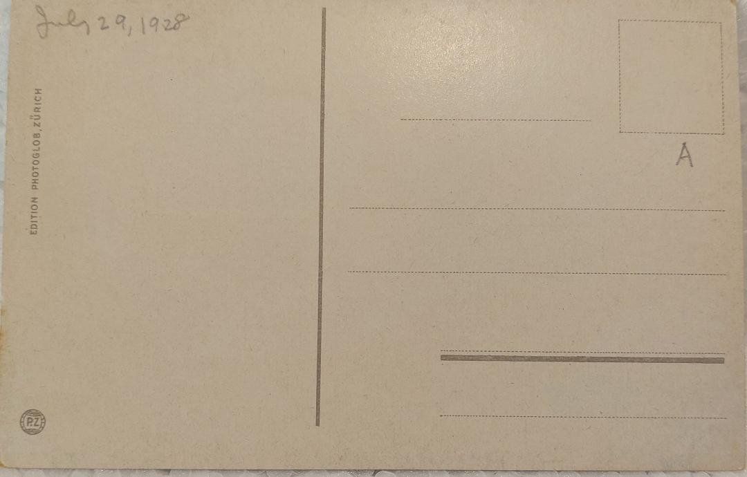 Cartoline postali: LUZERN -  Bahnhof & Pilatus - 1928 – Usato da Delémont venduto da Domdom1 1