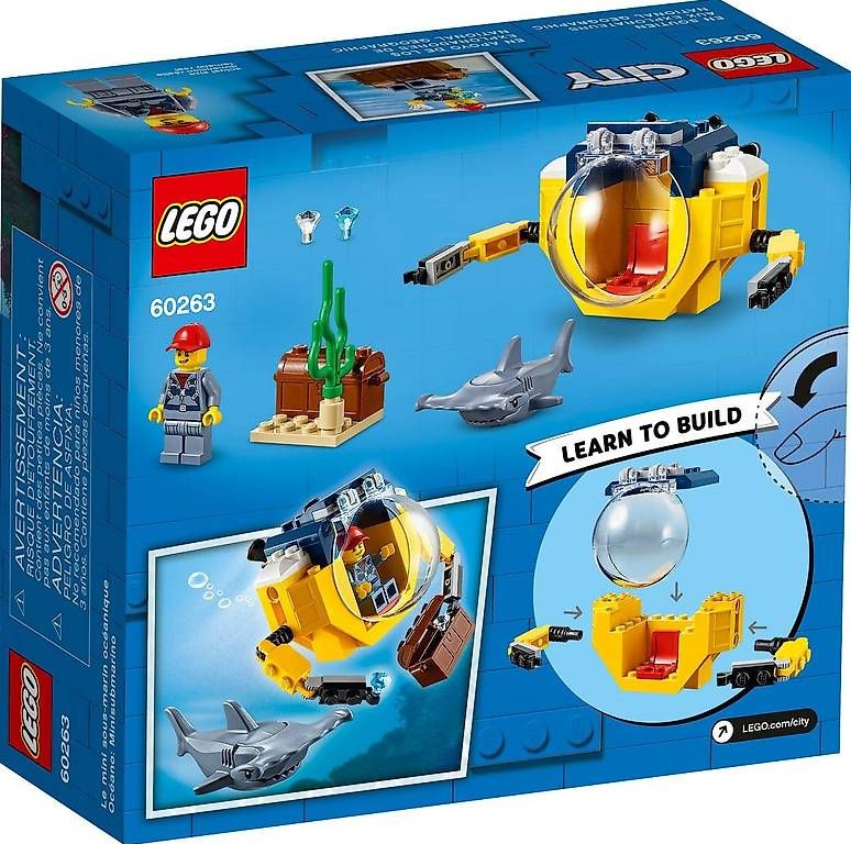 Giocattoli: Lego 60263 "Le mini sous-marin" – Usato da Chavannes-de-Bogis venduto da sbioley 3