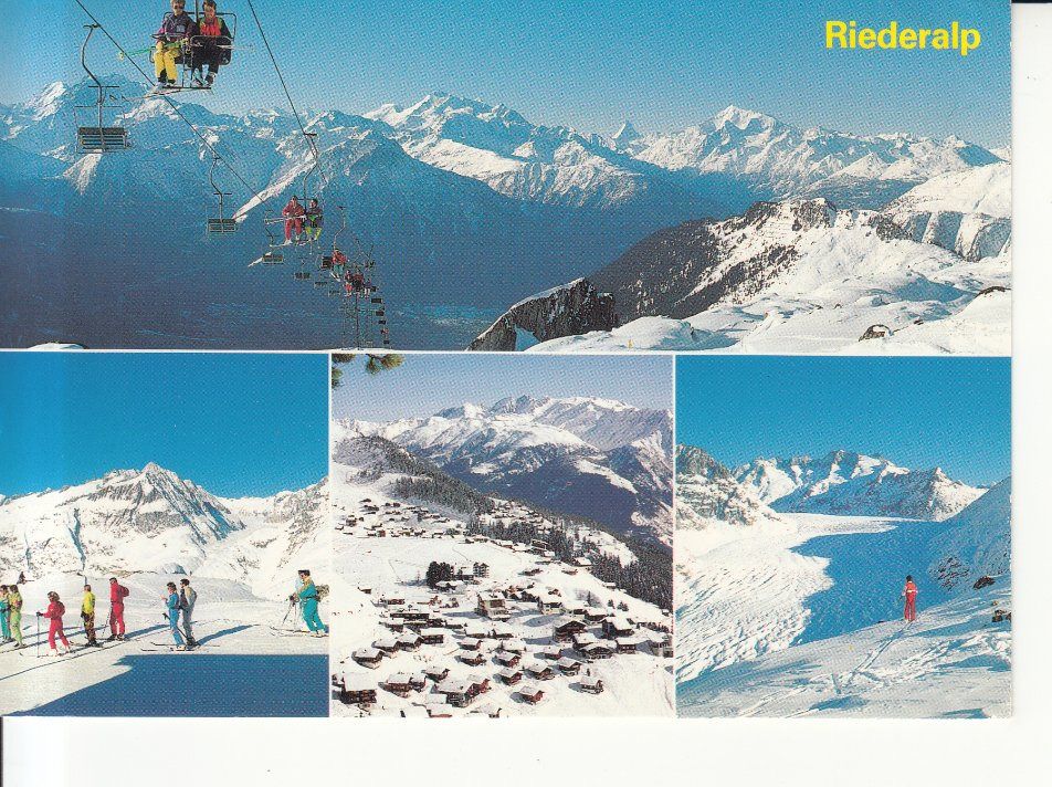 Cartoline postali: Riederalp 1992 – Usato da Bürglen TG venduto da StampGraf