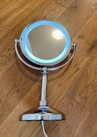 Kosmetikspiegel LED Licht Metall silber
