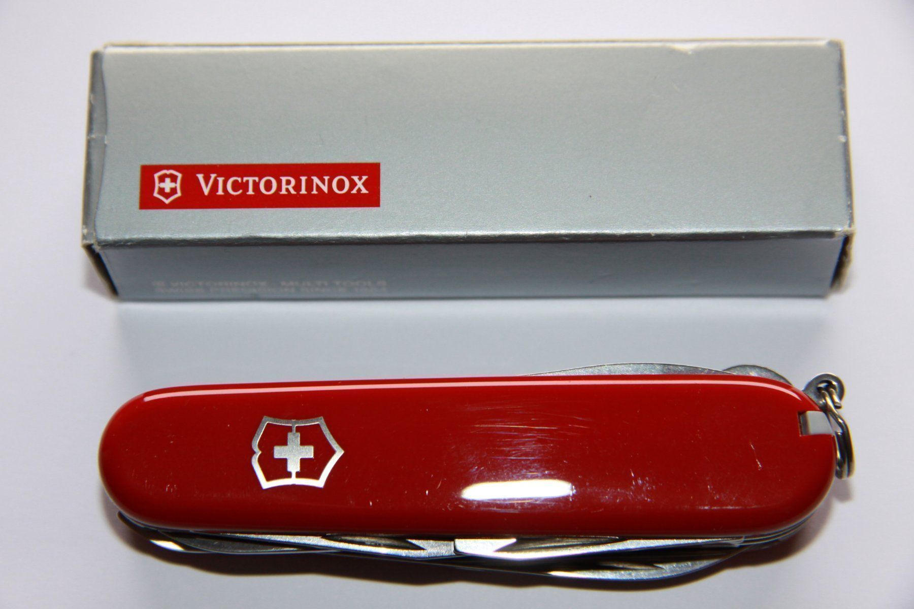 Victorinox Coltelli tascabile: Sackmesser Victorinox, 10 teilig, rot – Nuovo (secondo la descrizione) da Baar venduto da ben_vrx8