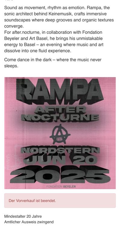 Hallenstadion System Of A Down 2021 Tickets 2x Tickets Keinemusik