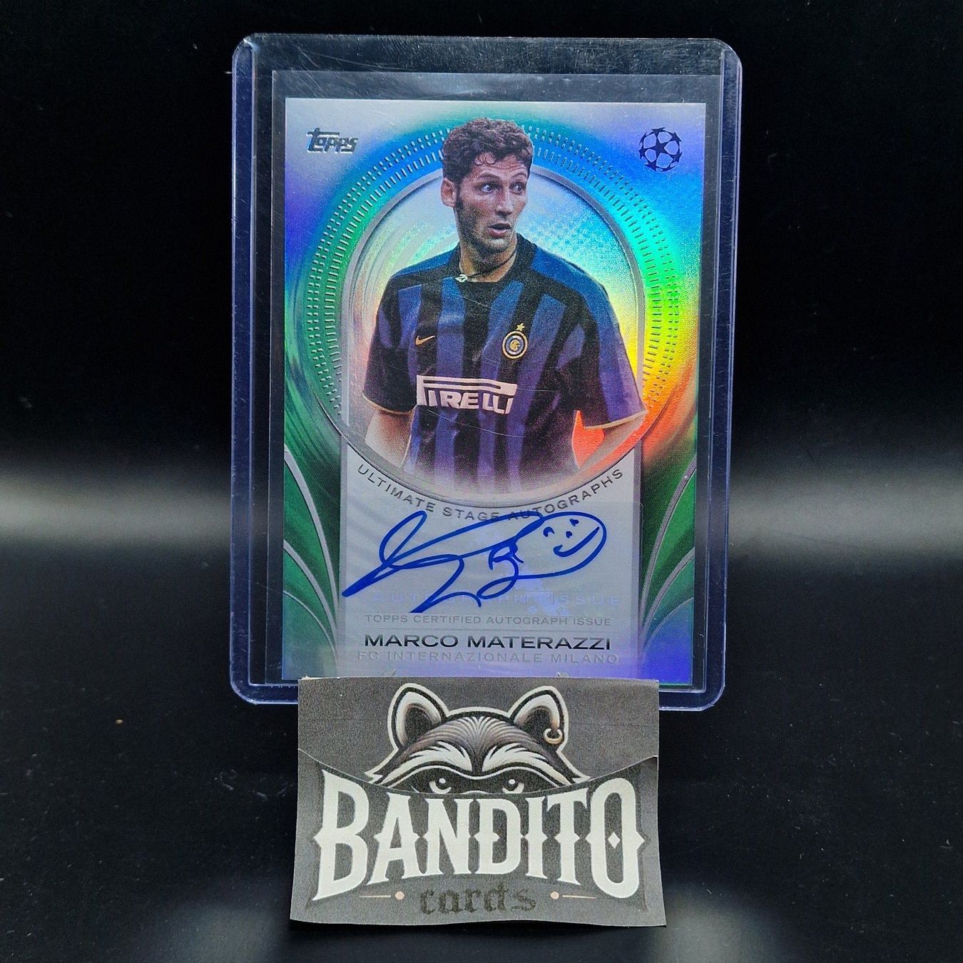Topps Carte collezionabili: Topps UCC Flagship Materazzi Auto /99 Inter – Usato da Liebefeld venduto da Banditocards