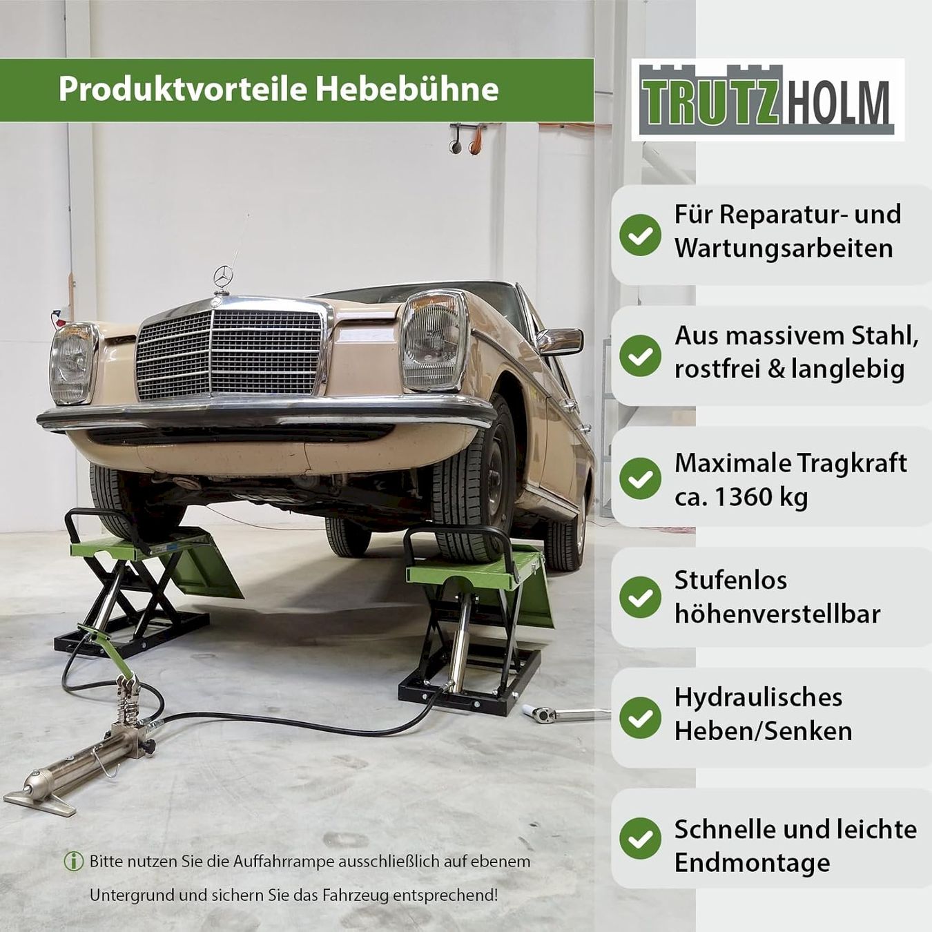 Rampe di accesso: 2x Hydraulische Auffahrrampe 1360kg – Nuovo e nell'imballaggio originale da Bottighofen venduto da zaap 6