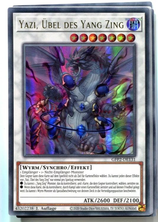 TCG GFP2-DE096 - Despiano Tragedy - Ultra Rare - German - 1st Edition - in Set with Ultrapro Toploader - Yugioh