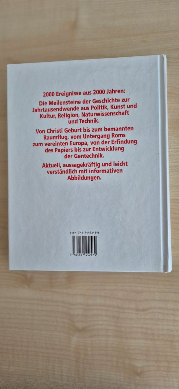 Libri: 2000 Ereignisse aus 2000 Jahren – Nuovo (secondo la descrizione) da Rothenburg venduto da Ajax111 7