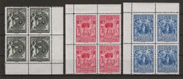 1932 : FL Serie Nr. W11 - W13 im VB **, KP 1000.--