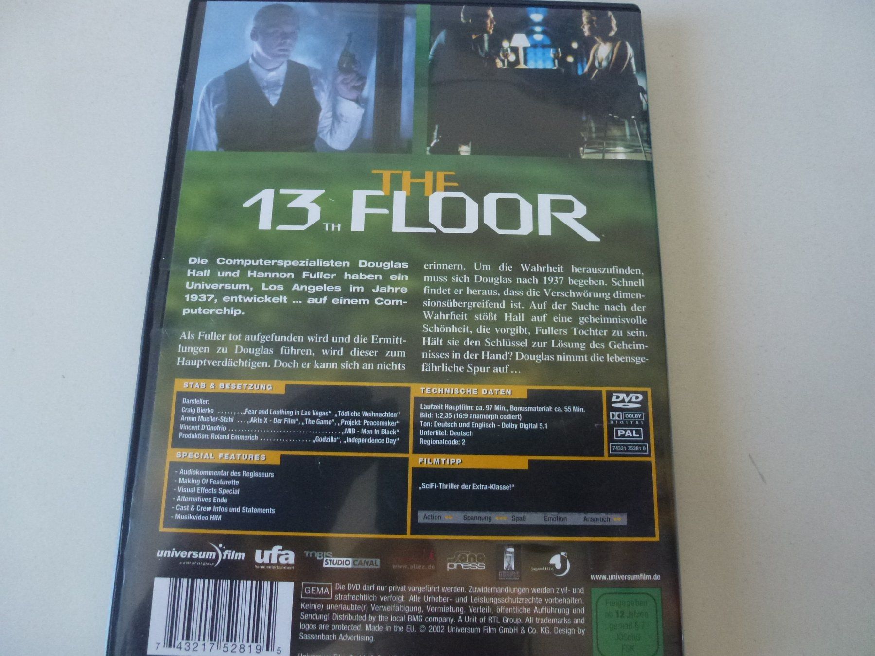 Tous les DVDs: The 13th Floor (DVD) – Neuf (Voir description) à Bern par Frebo 1