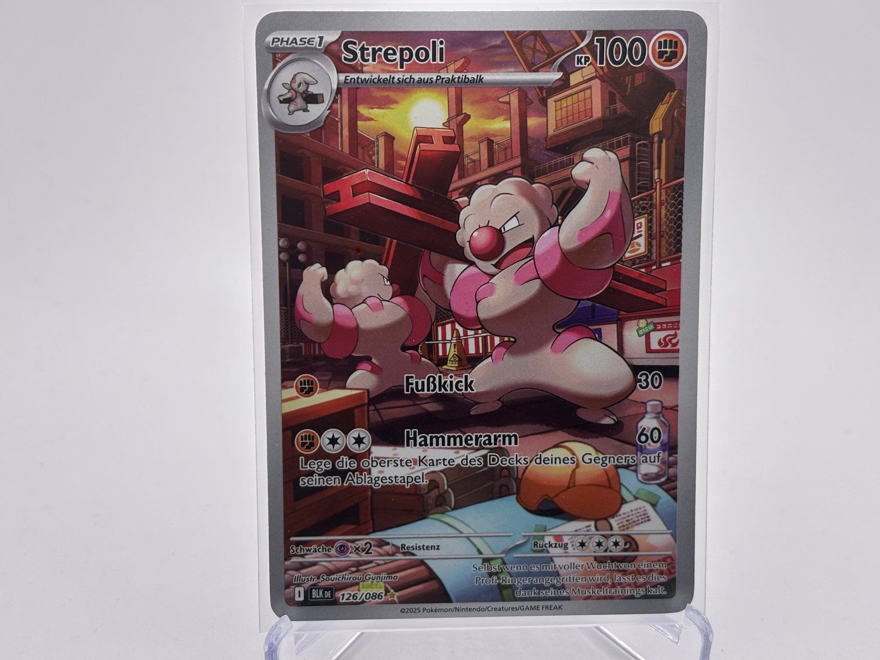 Pokémon Sammelbilder & Trading cards: Schwarze Blitze - Strepoli  (BLK 126) - DE – Neu (gemäss Beschreibung) aus Allschwil von Bullach