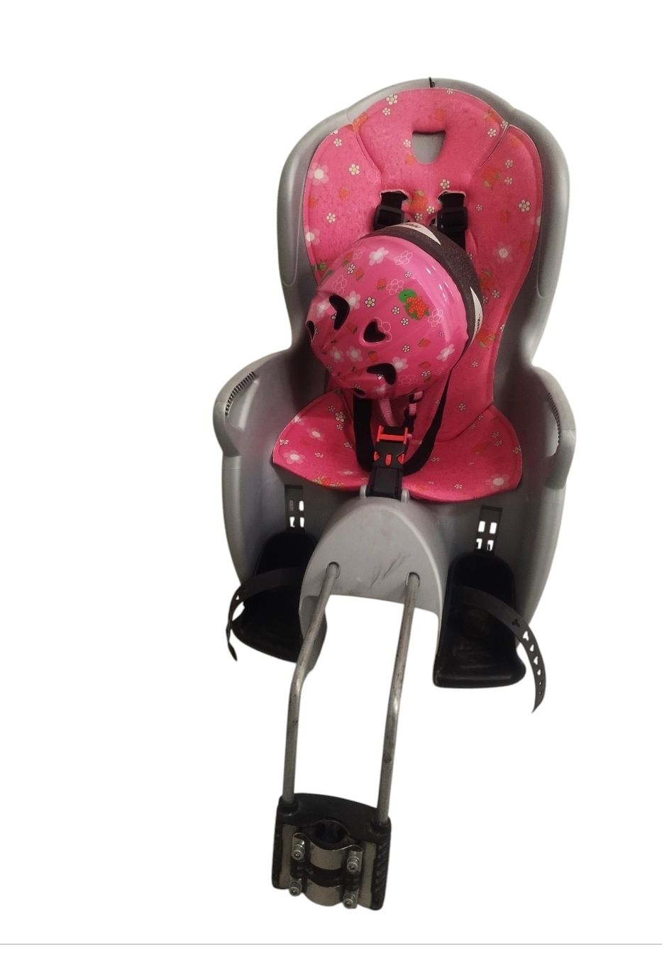 Velos: Hamax Fahrrad-Sitz mit Helm – Gebraucht aus Oensingen von mamma86