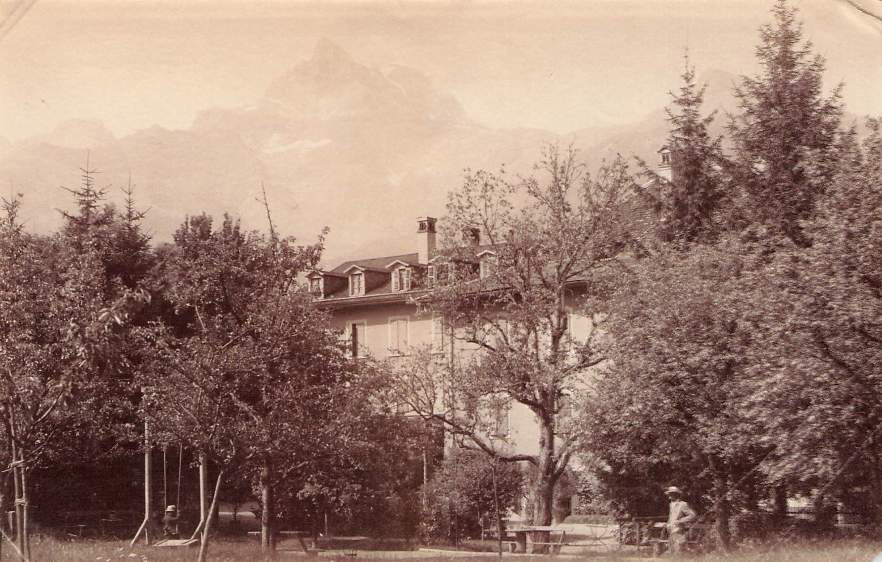 Cartoline postali: Vallerettes,Hotel Pension  Rochet ? 1898 – Usato da Reichenburg venduto da ibiza18