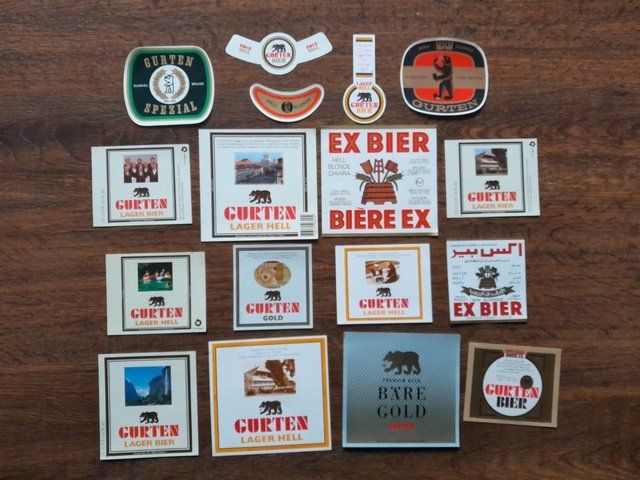Untersetzer: Bier Brauerei Gurten Etiketten – Gebraucht aus St.Gallen von Stocken64