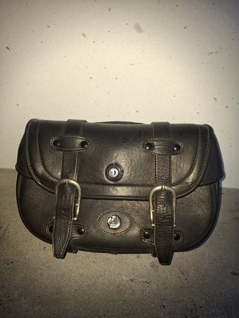 Original Hepco&Becker Motorrad Seitentaschen, Leder
