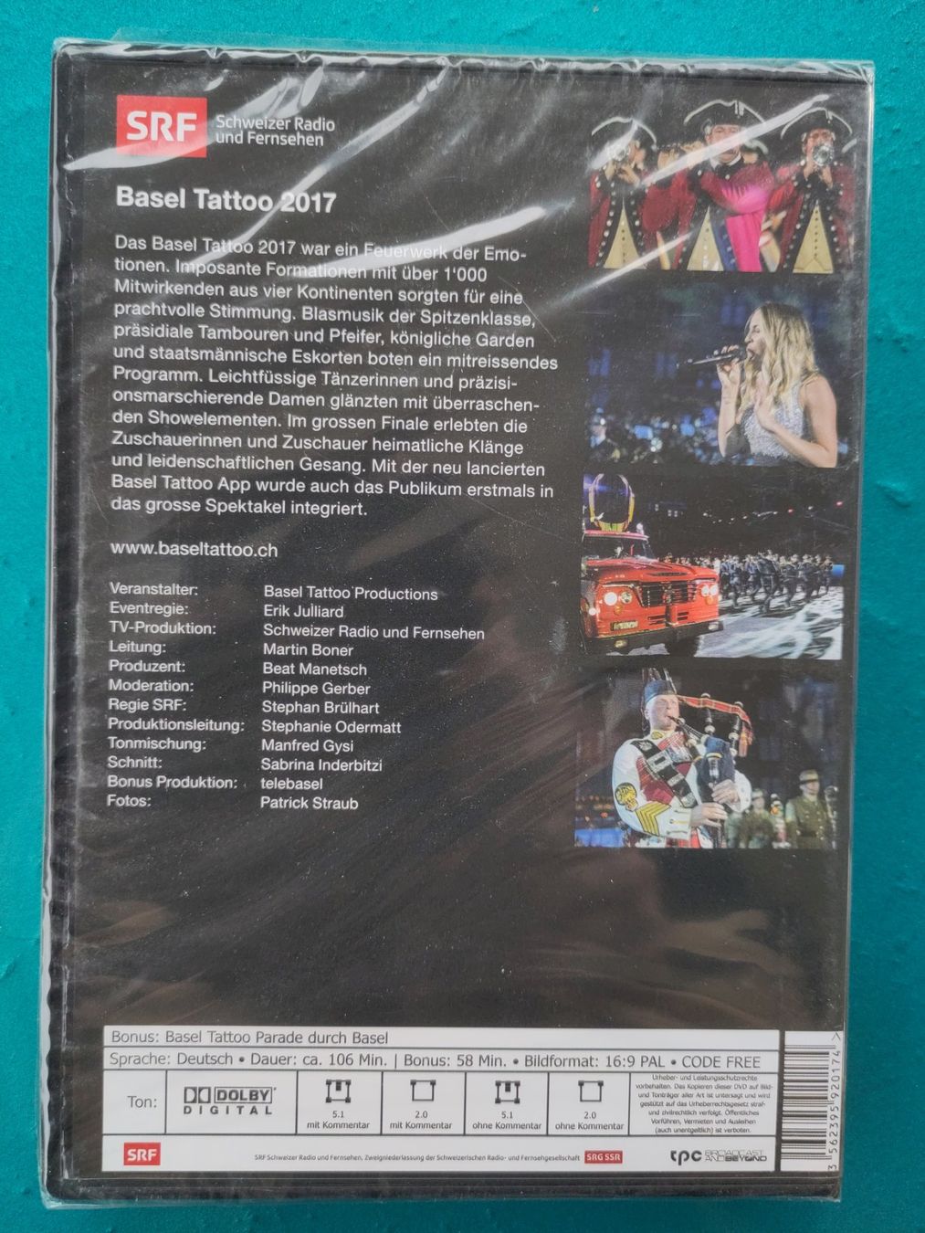 Tutti i DVDs: Basel Tattoo 2017 – Nuovo e nell'imballaggio originale da Balsthal venduto da oli74 1