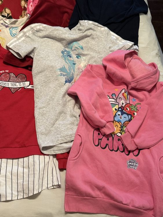 ENSEMBLE DE VETEMENTS 1-5 Ans Enfant Fille Tenue Mode à Fleurs Raies 2