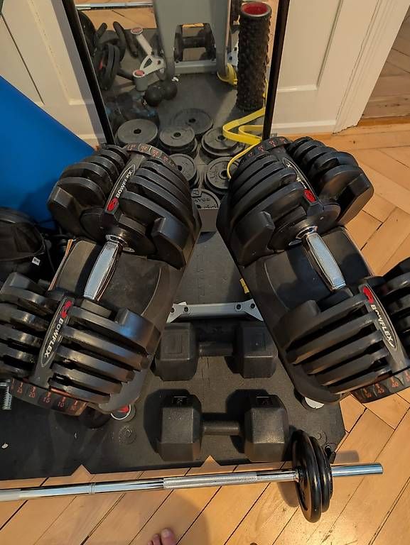 Bowflex Manubri & Pesi: Bowflex SelectTech Hanteln 2x 40kg (1090i) mit Ständer – Usato da Rorschach venduto da sumpfhai1