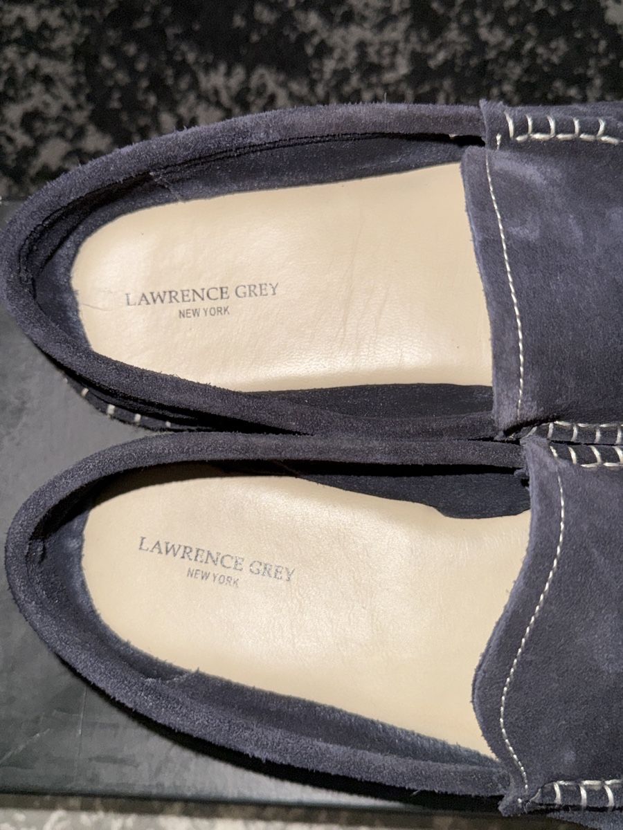 Herrenschuhe: Espadrilles Lawrence Grey Blau Wildleder Gr. 44 – Neu (gemäss Beschreibung) aus Schlieren von kle_dis 6