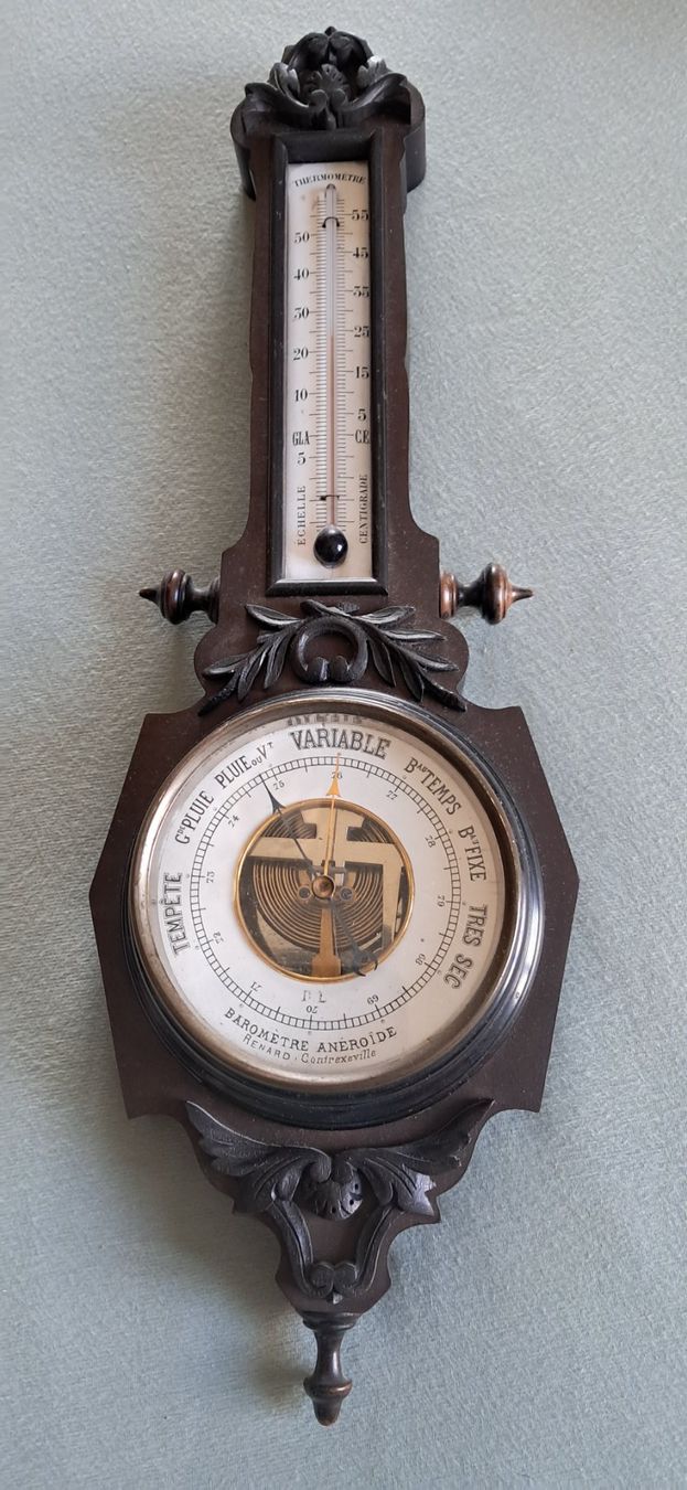 Altri elettrodomestici e apparecchi d’epoca: Antikes französisches Aneroid Barometer – Usato da Chur venduto da Okapi77 1