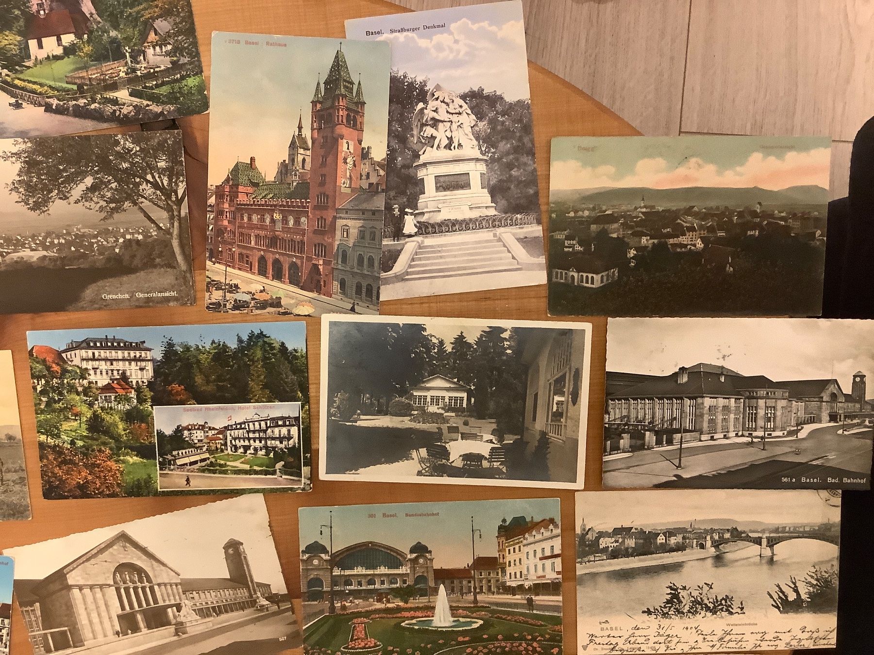Cartoline postali: 29 gelaufene Ansichtskarten, viel Basel, ab 1904 – Usato da St. Gallen venduto da herbrig2 1