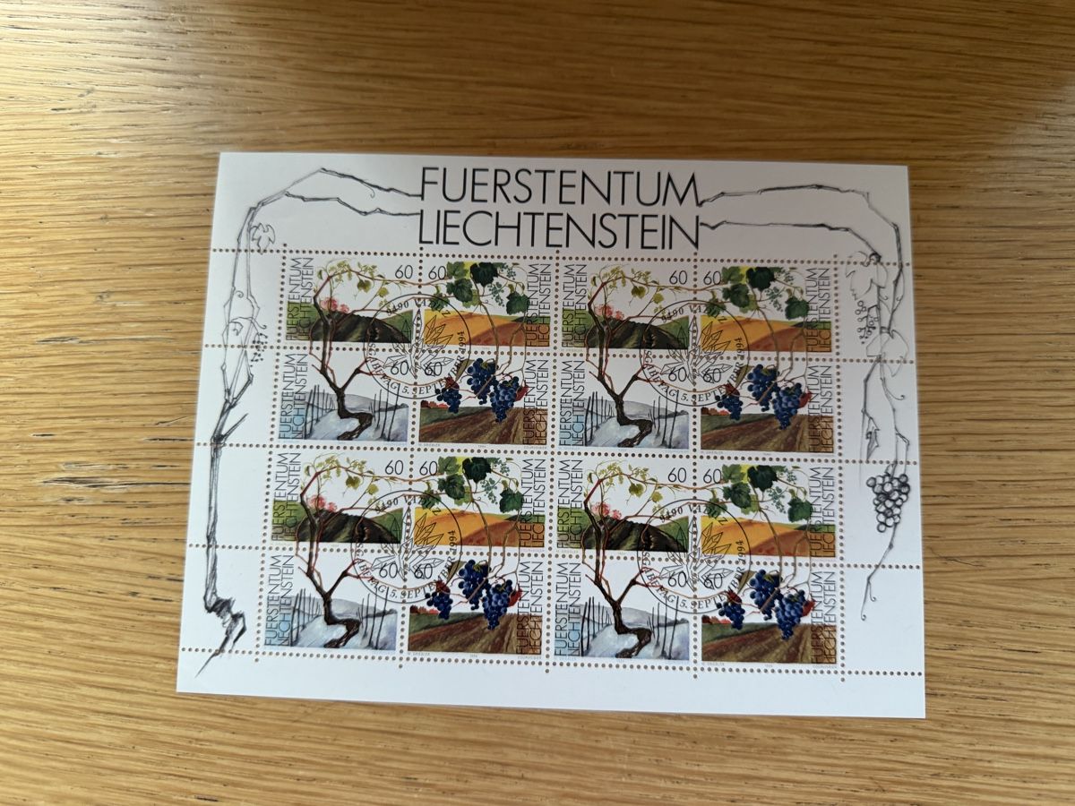 Alle Briefmarken: 11 Kleinbogen Liechtenstein  – Neu (gemäss Beschreibung) aus Murgenthal von Tina_4055 9
