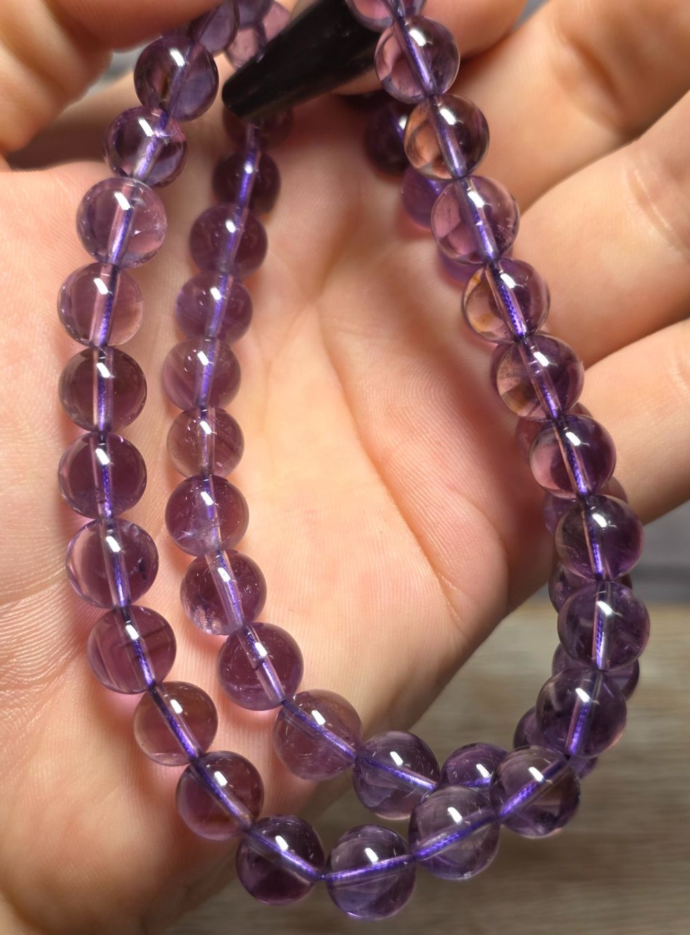 Minerali & Pietre curative: Hochwertige Amethyst Halskette – Nuovo e nell'imballaggio originale da Matzingen venduto da Shay_Crystalz