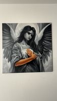 Gefallener Engel – Original Ölgemälde 80x80 cm