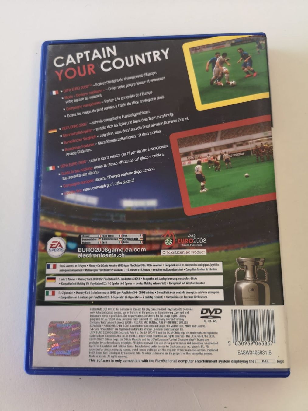 Giochi: Euro 2008 (PS2) – Usato da Herisau venduto da Seyashop1 2
