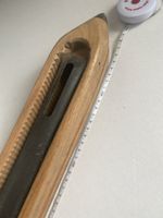 Webschütze antik, Holz, ca. 42 cm lang, Rarität!