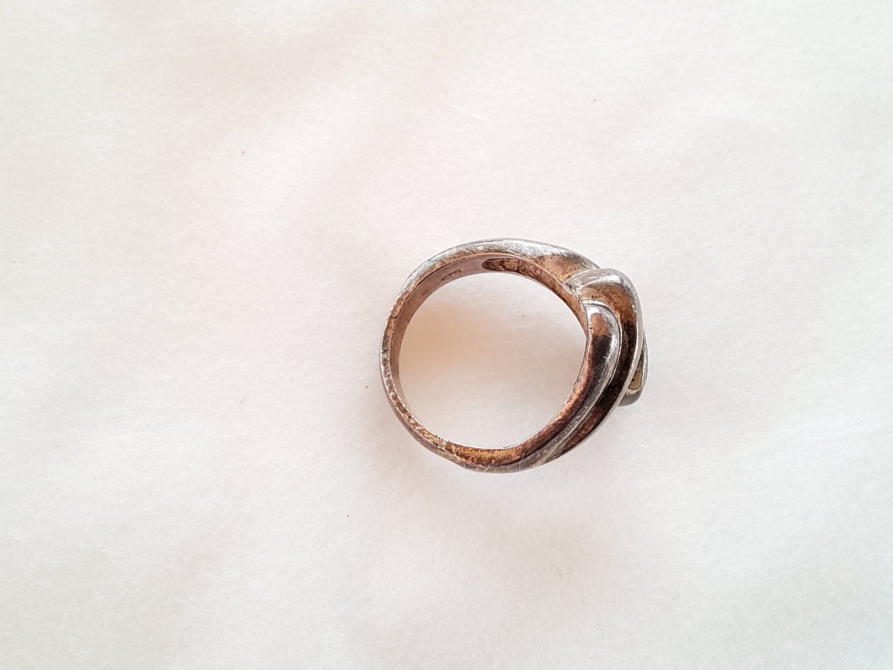 Anelli: Bague en argent 925 avec pierre  – Usato da Malleray venduto da Broc-Mo 6