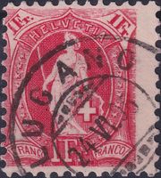 75D.b, Luxusstück von LUGANO: 24.JUN.1905, stark dezentriert