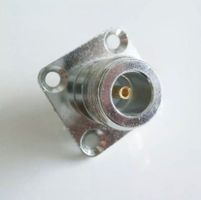Amateurfunk Adapter N-Buchse zum Einbau und Löten