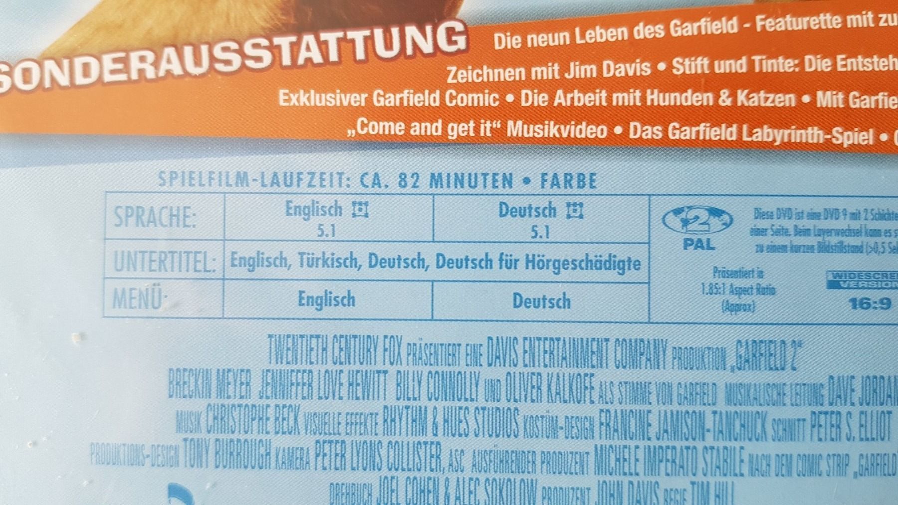 Tutti i DVDs: DVD Garfield 2 – Usato da Oetwil am See venduto da fineli2 1