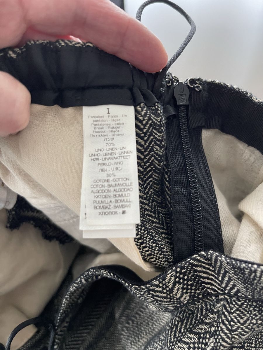 Pantaloni: Forte Forte Hose, Herringbone Muster in Gr. 36 – Nuovo (secondo la descrizione) da Roggwil TG venduto da MiryamM 5