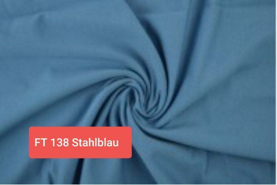Tessuti: French Terry Stahlblau – Nuovo e nell'imballaggio originale da Steg im Tösstal venduto da J.Kreisl