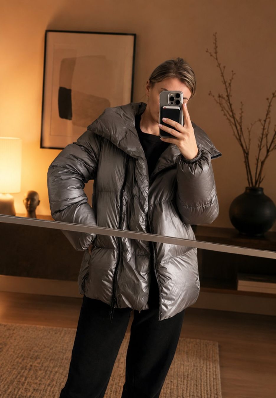 Massimo Dutti Vestes: Massimo Dutti  Down Jacket Grey XS – Neuf (Voir description) à Sattel par Zlata1
