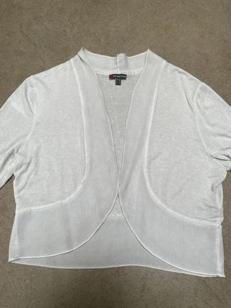 Stola / Bolero Jäckchen Gr. 40 hellgrau
