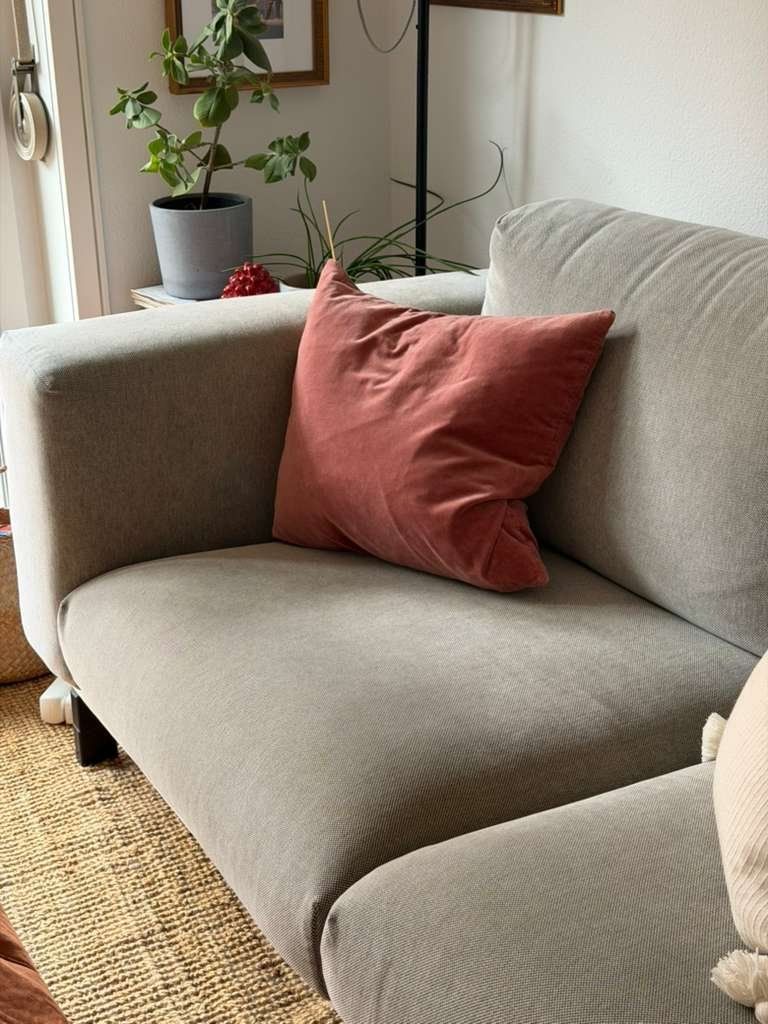 Ikea Sofas: Ikea NOCKEBY two-seat sofa, gray – Gebraucht aus Zürich von emi_j76q 2