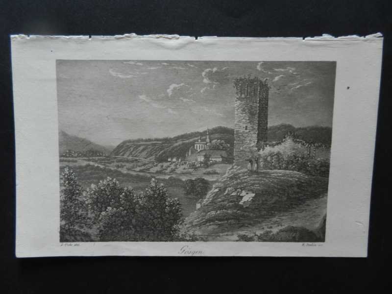 Gravures: Gösgen Aquatinta selten – D'occasion à Risch par Rischli15