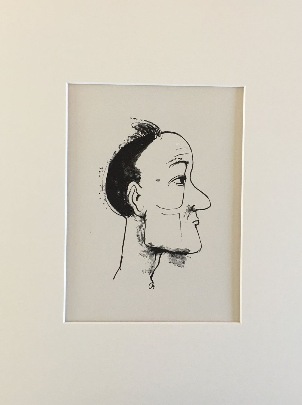Grafica & Litografie: Karl Hofer "Profil"  DRUCKGRAPHIK – Usato da Nennigkofen venduto da babag 2