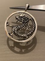 Vintage Schmuckanhänger Drache Sterling 925