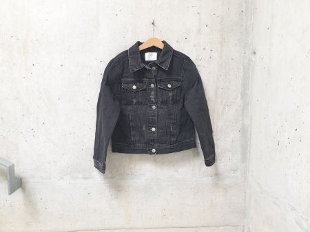 Veste en jeans Zara, noir craie, fille, taille 134