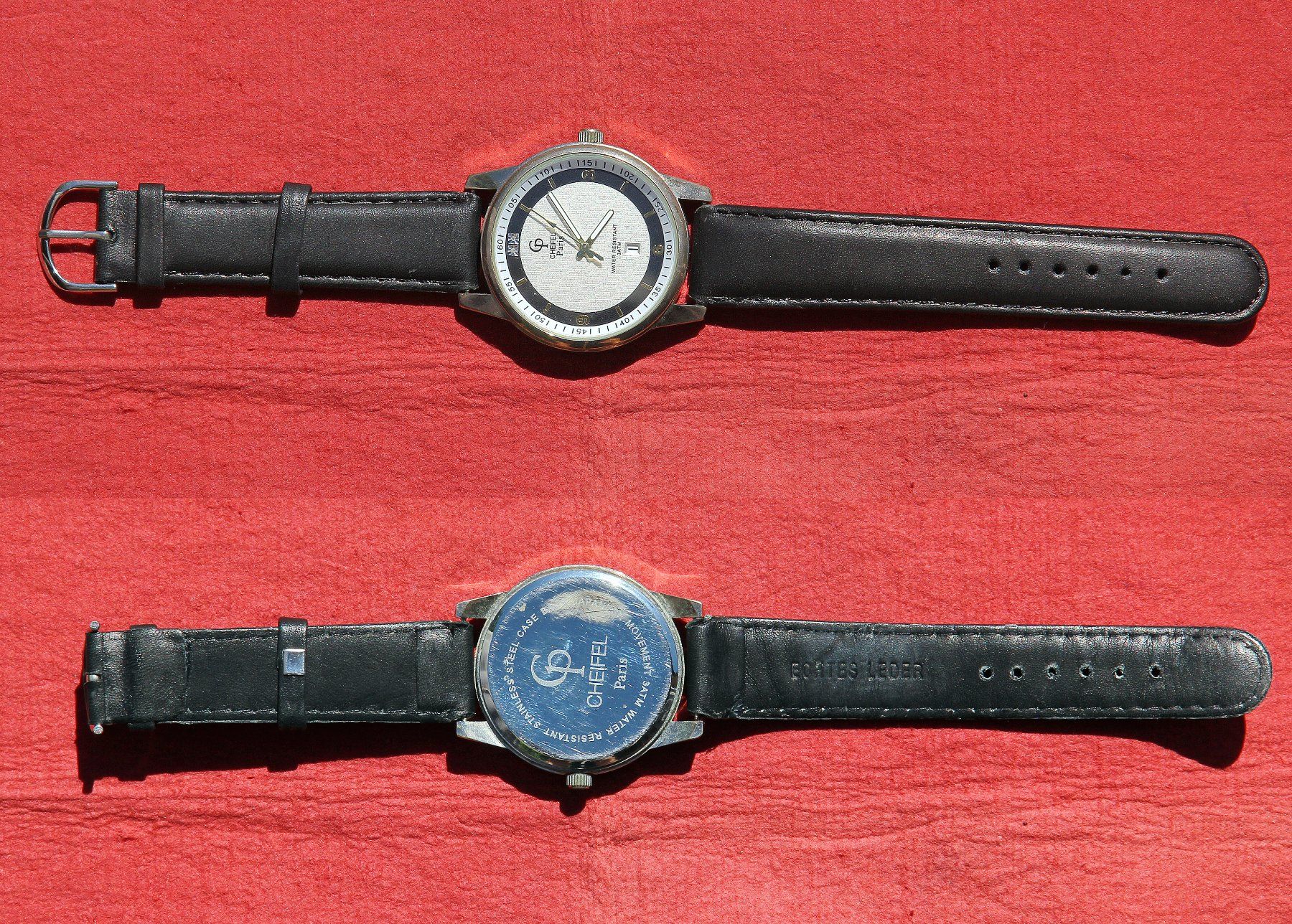 Orologi: Montre homme CHEIFEL Paris Quartz, date – Usato da Satigny venduto da gro_6qbr 4