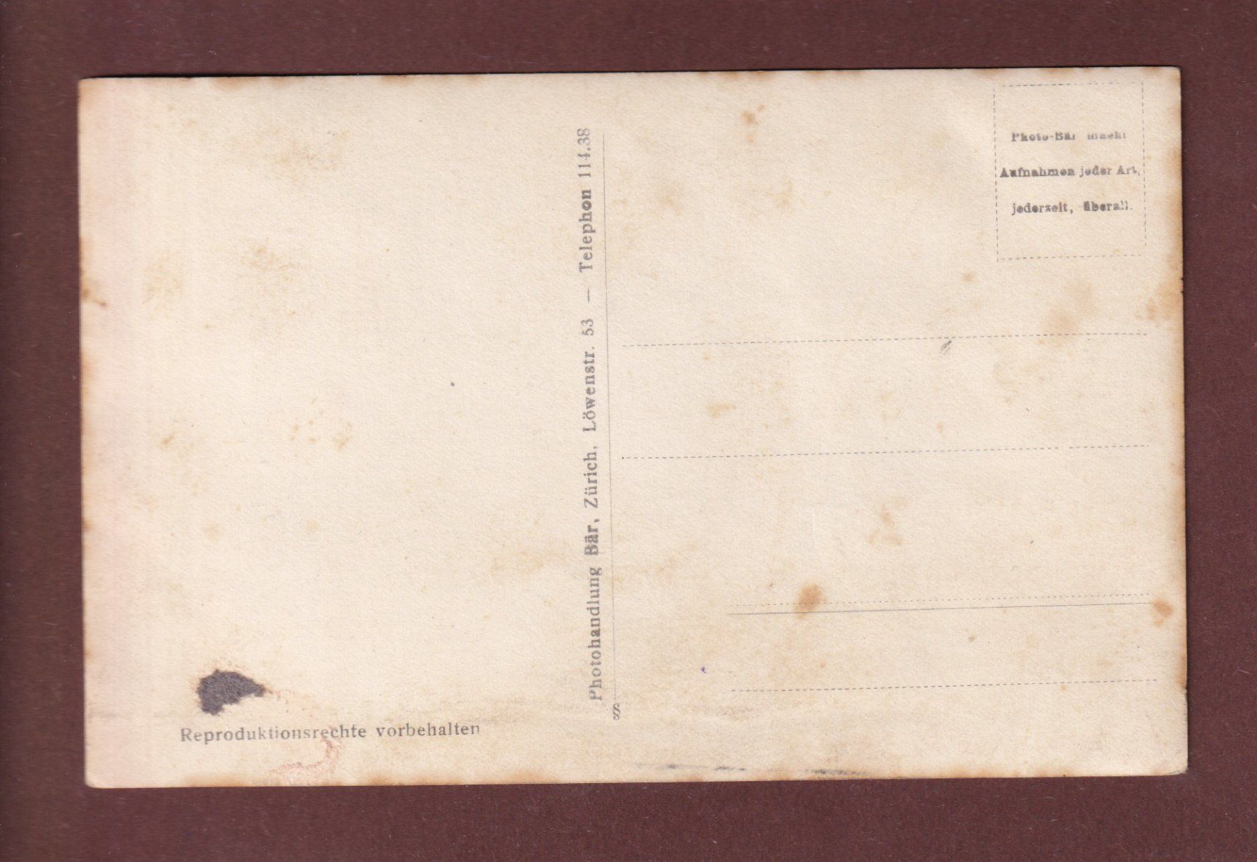 Cartoline postali: Foto - GRENZBESETZUNG 1914 – Usato da Pully venduto da nicecards-shop 1