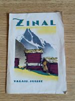 Alter Prospekt / ZINAL - Valais Ausgabe ca. 1930