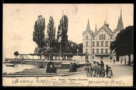 AK Vevey, Château Couvreu, 1905