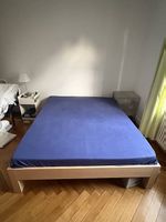 Bett in Massivholz Hagenbuche 160/200cm 