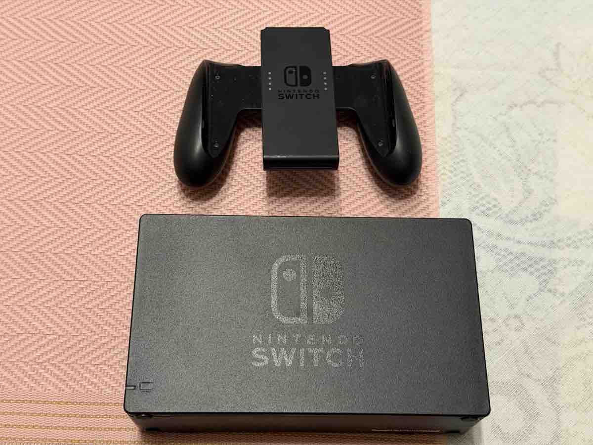 Nintendo Konsolen: Nintendo Switch Dock e impugnatura usato – Gebraucht aus Arosio von Bike-Nature-Velo