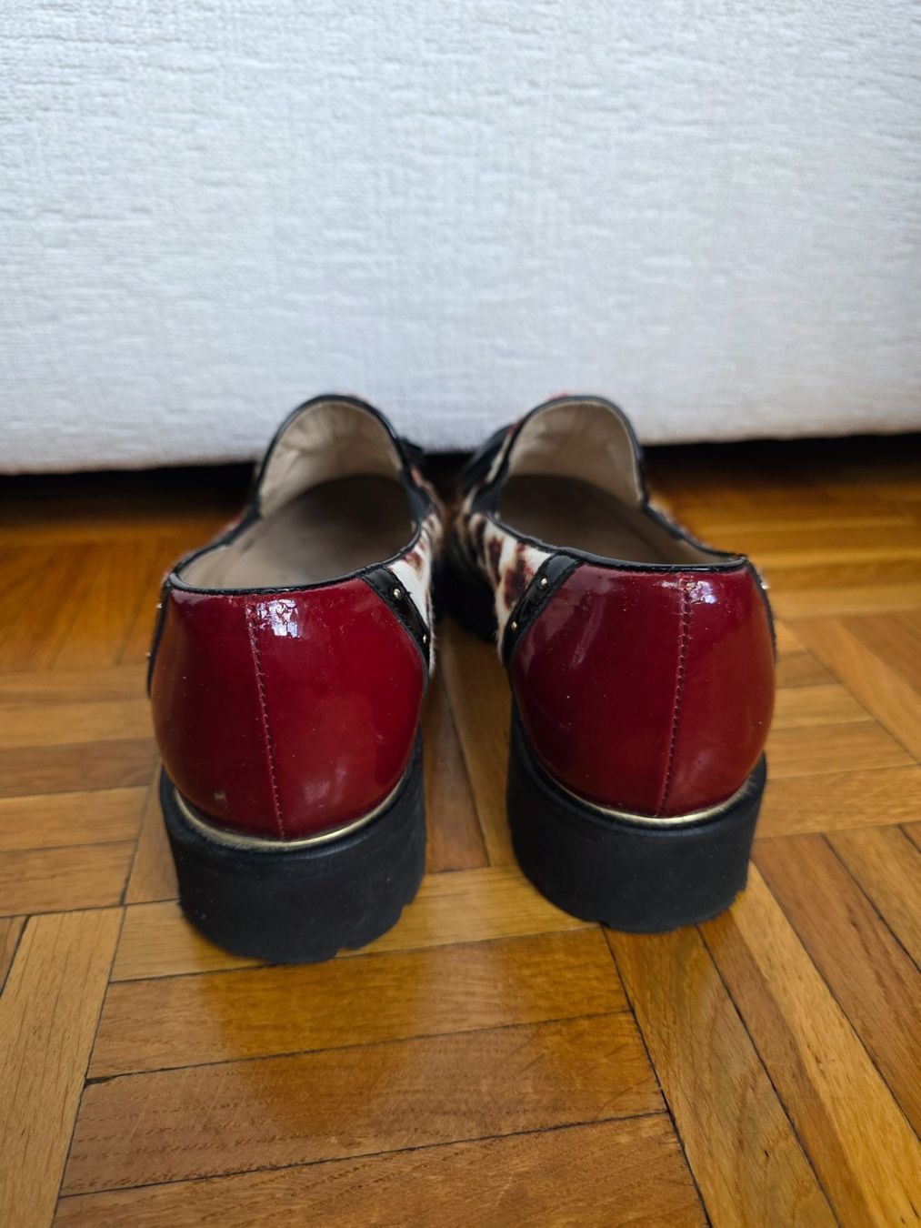 Scarpe da donna: Chaussures originales léopard bordeaux – Usato da Vevey venduto da Renka2011 2