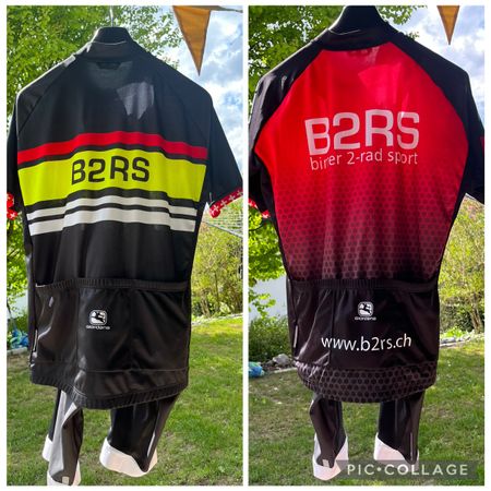Trikot Velo Rennrad 2 Shirt & 1 Hose f. 180cm/75kg (XL)